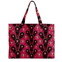 Background Abstract Pattern Zipper Mini Tote Bag