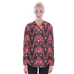 Background Abstract Pattern Womens Long Sleeve Shirt