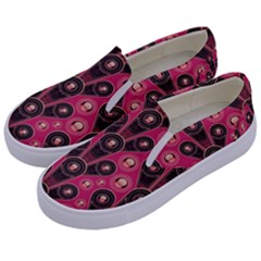 Background Abstract Pattern Kids  Canvas Slip Ons