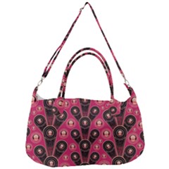 Background Abstract Pattern Removal Strap Handbag