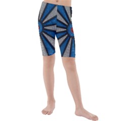 Darts Throw Kids  Mid Length Swim Shorts by HermanTelo