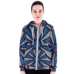 Darts Throw Women s Zipper Hoodie