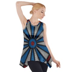 Darts Throw Side Drop Tank Tunic