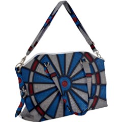 Darts Throw Canvas Crossbody Bag by HermanTelo