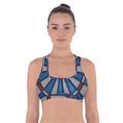 Darts Throw Cross Back Sports Bra