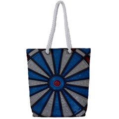 Darts Throw Full Print Rope Handle Tote (small)