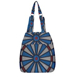 Darts Throw Center Zip Backpack by HermanTelo