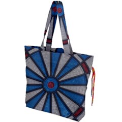 Darts Throw Drawstring Tote Bag