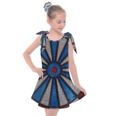 Darts Throw Kids  Tie Up Tunic Dress