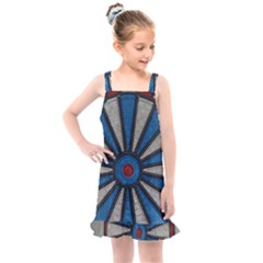 Darts Throw Kids  Overall Dress