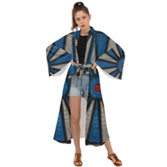 Darts Throw Maxi Kimono