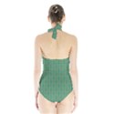 Pattern Background Blure Halter Swimsuit View2