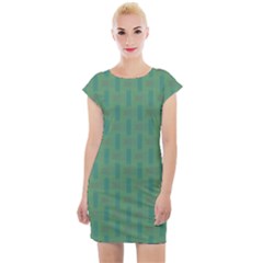 Pattern Background Blure Cap Sleeve Bodycon Dress by HermanTelo