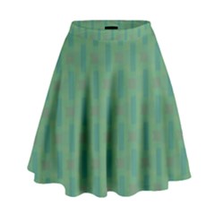 Pattern Background Blure High Waist Skirt