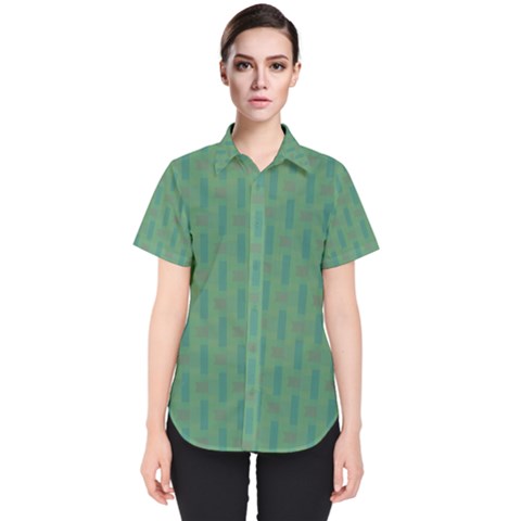 Pattern Background Blure Women s Short Sleeve Shirt by HermanTelo