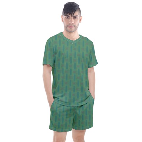 Pattern Background Blure Men s Mesh Tee And Shorts Set by HermanTelo