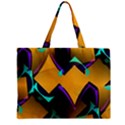 Geometric Gradient Psychedelic Zipper Mini Tote Bag View1