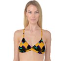 Geometric Gradient Psychedelic Reversible Tri Bikini Top View3