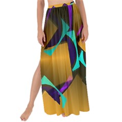 Geometric Gradient Psychedelic Maxi Chiffon Tie-up Sarong by HermanTelo