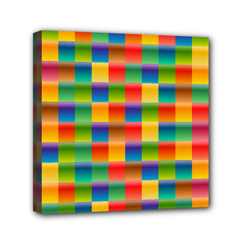 Background Colorful Abstract Mini Canvas 6  X 6  (stretched)