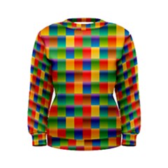 Background Colorful Abstract Women s Sweatshirt by HermanTelo