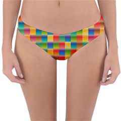 Background Colorful Abstract Reversible Hipster Bikini Bottoms