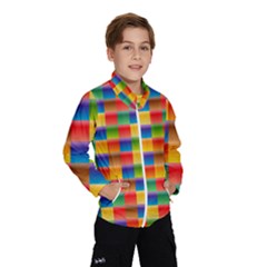 Background Colorful Abstract Kids  Windbreaker by HermanTelo