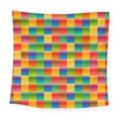 Background Colorful Abstract Square Tapestry (large) by HermanTelo