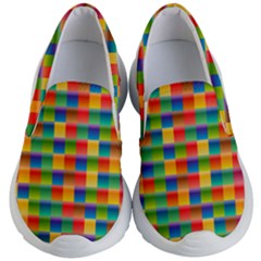 Background Colorful Abstract Kids  Lightweight Slip Ons