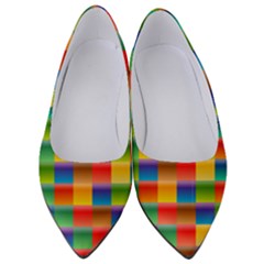 Background Colorful Abstract Women s Low Heels