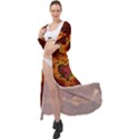 Beautiful Heart With Leaves Maxi Chiffon Beach Wrap View1