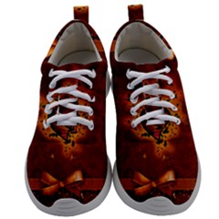 Beautiful Heart With Leaves Mens Athletic Shoes by FantasyWorld7