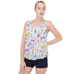 1 Arnold Bubble Hem Chiffon Tank Top by elizabethjonesstyling