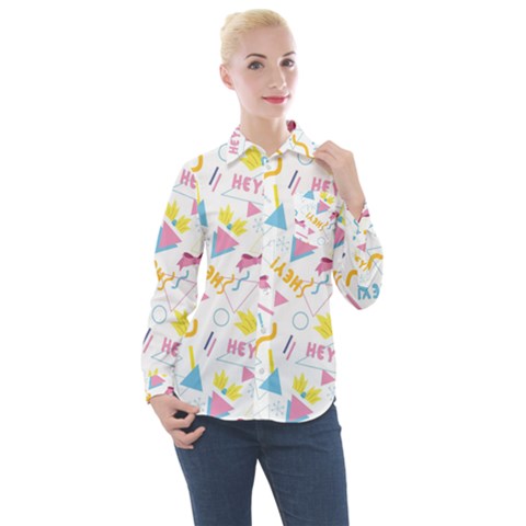 1 Arnold Women s Long Sleeve Pocket Shirt by elizabethjonesstyling