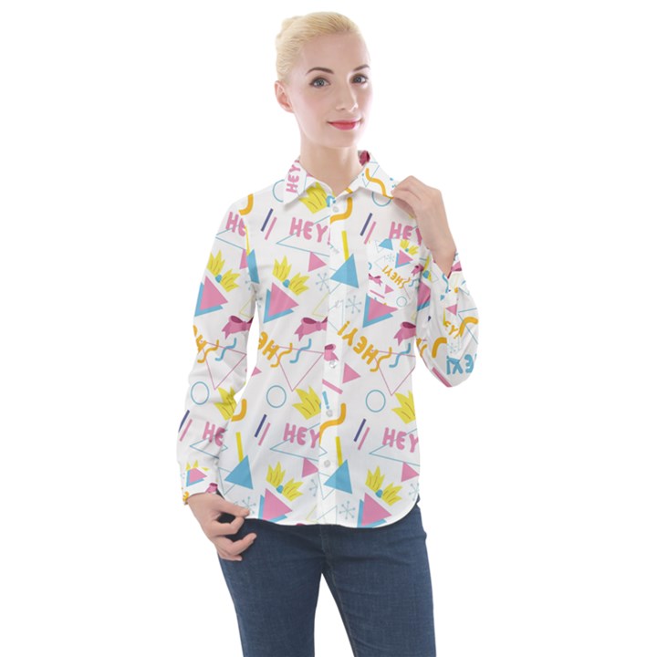 1 Arnold Women s Long Sleeve Pocket Shirt