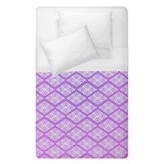 Pattern Texture Geometric Purple Duvet Cover (single Size)