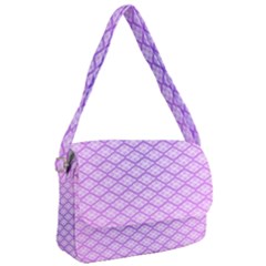 Pattern Texture Geometric Purple Courier Bag by Mariart