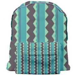 Background Chevron Blue Giant Full Print Backpack by HermanTelo