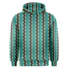 Background Chevron Blue Men s Overhead Hoodie