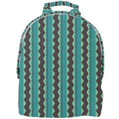 Background Chevron Blue Mini Full Print Backpack by HermanTelo