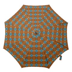 Pattern Brown Triangle Hook Handle Umbrellas (small)