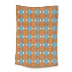 Pattern Brown Triangle Small Tapestry