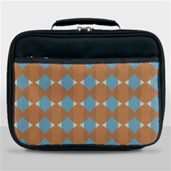 Pattern Brown Triangle Lunch Bag