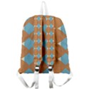 Pattern Brown Triangle Giant Full Print Backpack View2