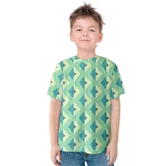 Background Chevron Green Kids  Cotton Tee