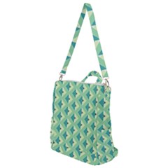 Background Chevron Green Crossbody Backpack by HermanTelo