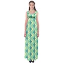 Background Chevron Green Empire Waist Maxi Dress View1