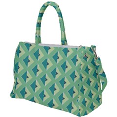 Background Chevron Green Duffel Travel Bag