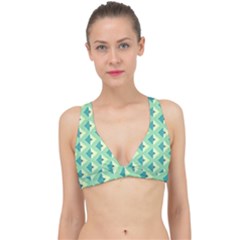 Background Chevron Green Classic Banded Bikini Top by HermanTelo