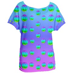 Rainbow Cats Women s Oversized Tee by pepitasart